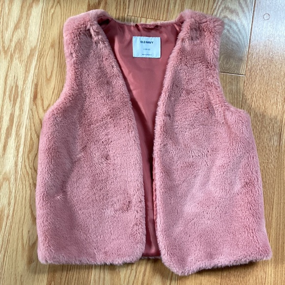 Old Navy Girl’s Dress and Matching Plush Vest; Size L (10/12) - Picture 5 of 6